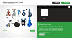 Desktop Screenshot of fluidynevalves-instruments.com