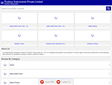 Tablet Screenshot of fluidynevalves-instruments.com